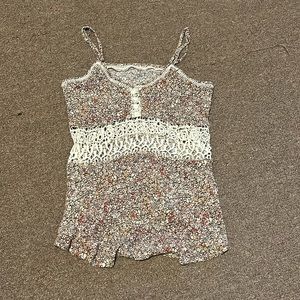Floral tank top